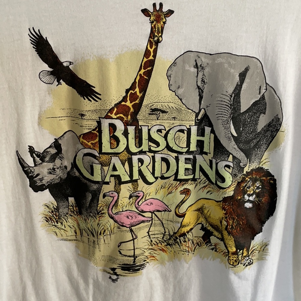 Vintage Busch gardens T - Picture 2 of 3